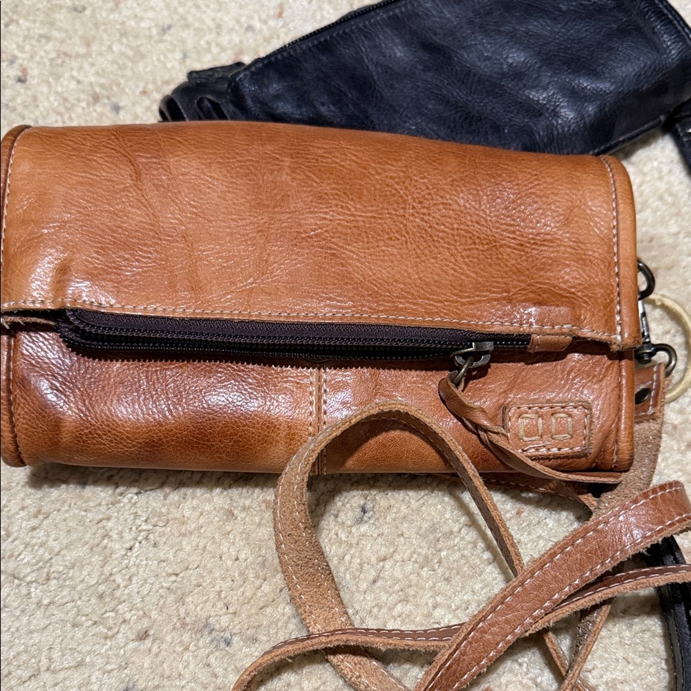 Bed Stu Tan Leather Amina Crossbody Bag. NWOT